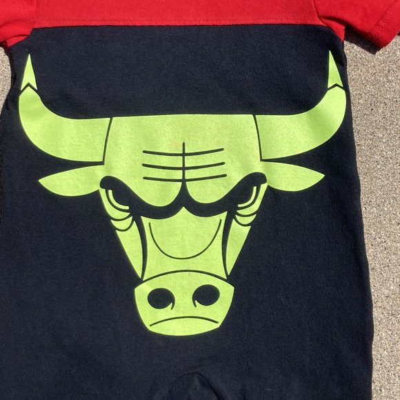 Chicago Bulls Basketball handmade t shirt toddler romper shorts 18 months - Picture 5 of 10
